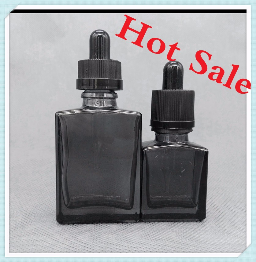 30ml square glass bottle dropper 1oz rectangle glass dropper bottle bear oil bottle