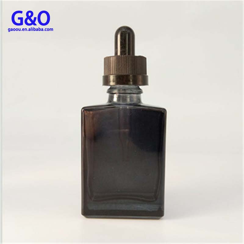 30ml square glass bottle dropper 1oz rectangle glass dropper bottle bear oil bottle