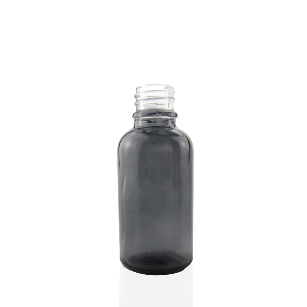 30ml translucent black glass eliquid bottle childproof cap graduated dropper