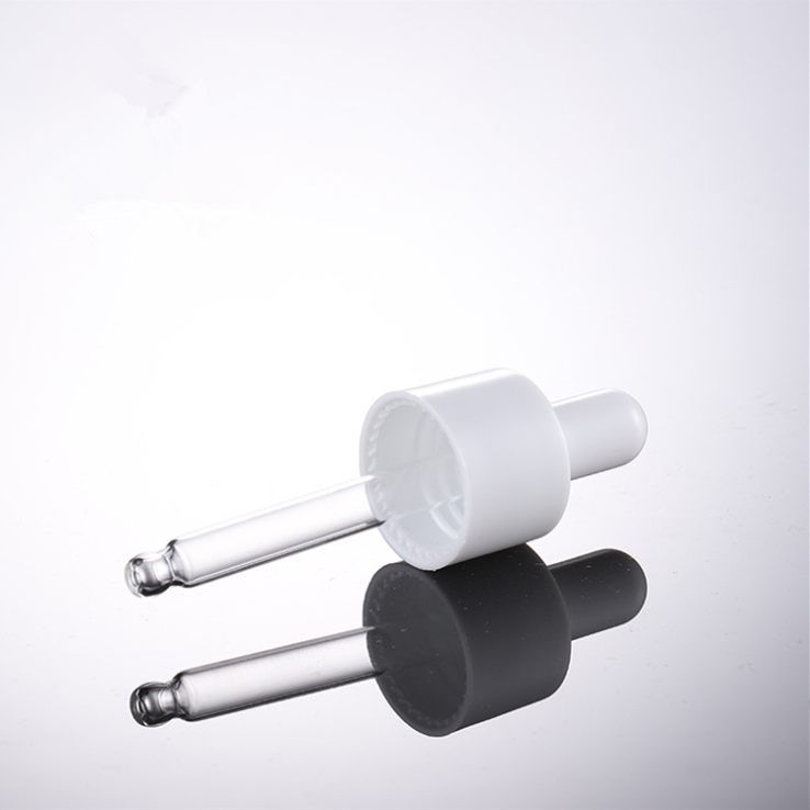 30ml transparent frosted flat shoulder essence bottle 30ml tea colored original liquid glass dropper amber bottles