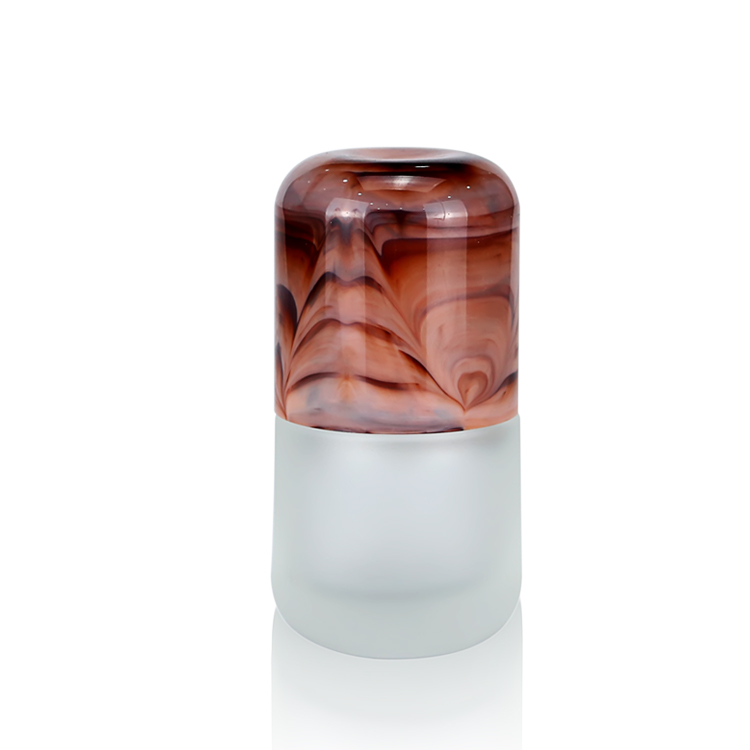 30ml transparent glass pump bottles with cap glass bottle for cosmetic packaging glass jars and bottles
