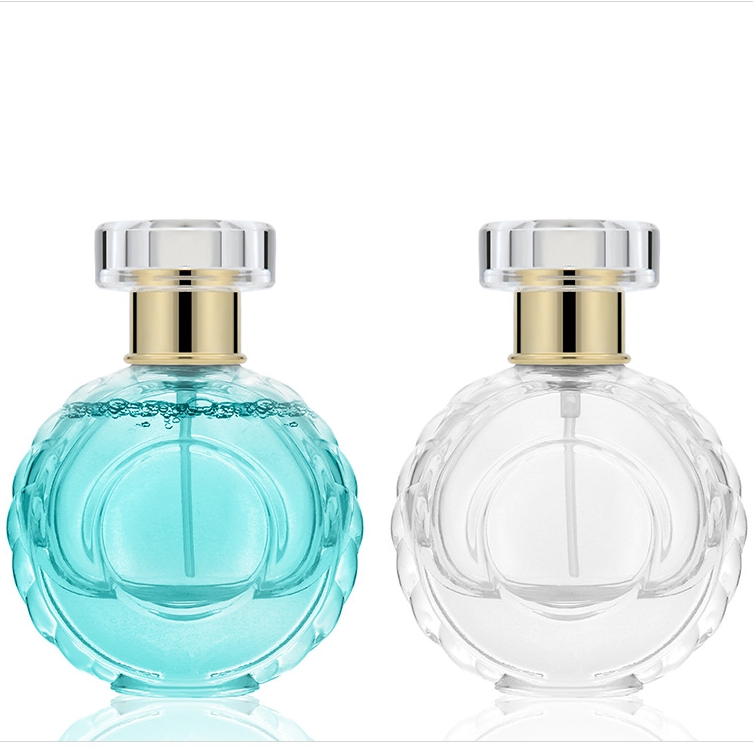 30ml white material Cosmetic Customized Perfume Glass Pump Spray Fine Mist Pump Bottles