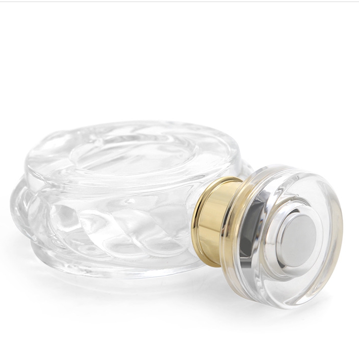 30ml white material Cosmetic Customized Perfume Glass Pump Spray Fine Mist Pump Bottles