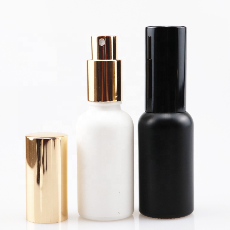 30ml white spray bottles cosmetics white glass bottles 30 ml white glass bottles with sprayer