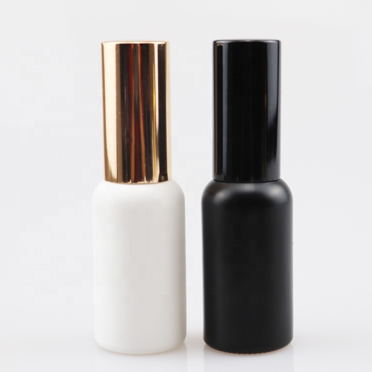 30ml white spray bottles cosmetics white glass bottles 30 ml white glass bottles with sprayer