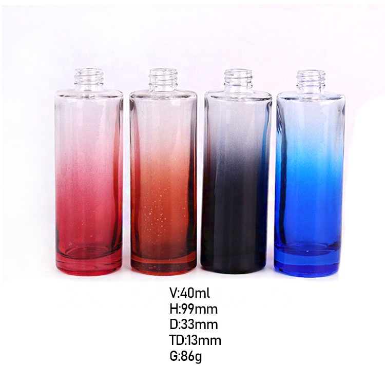 30ml wholesale high quality empty clear glass face lotion liquid bottle