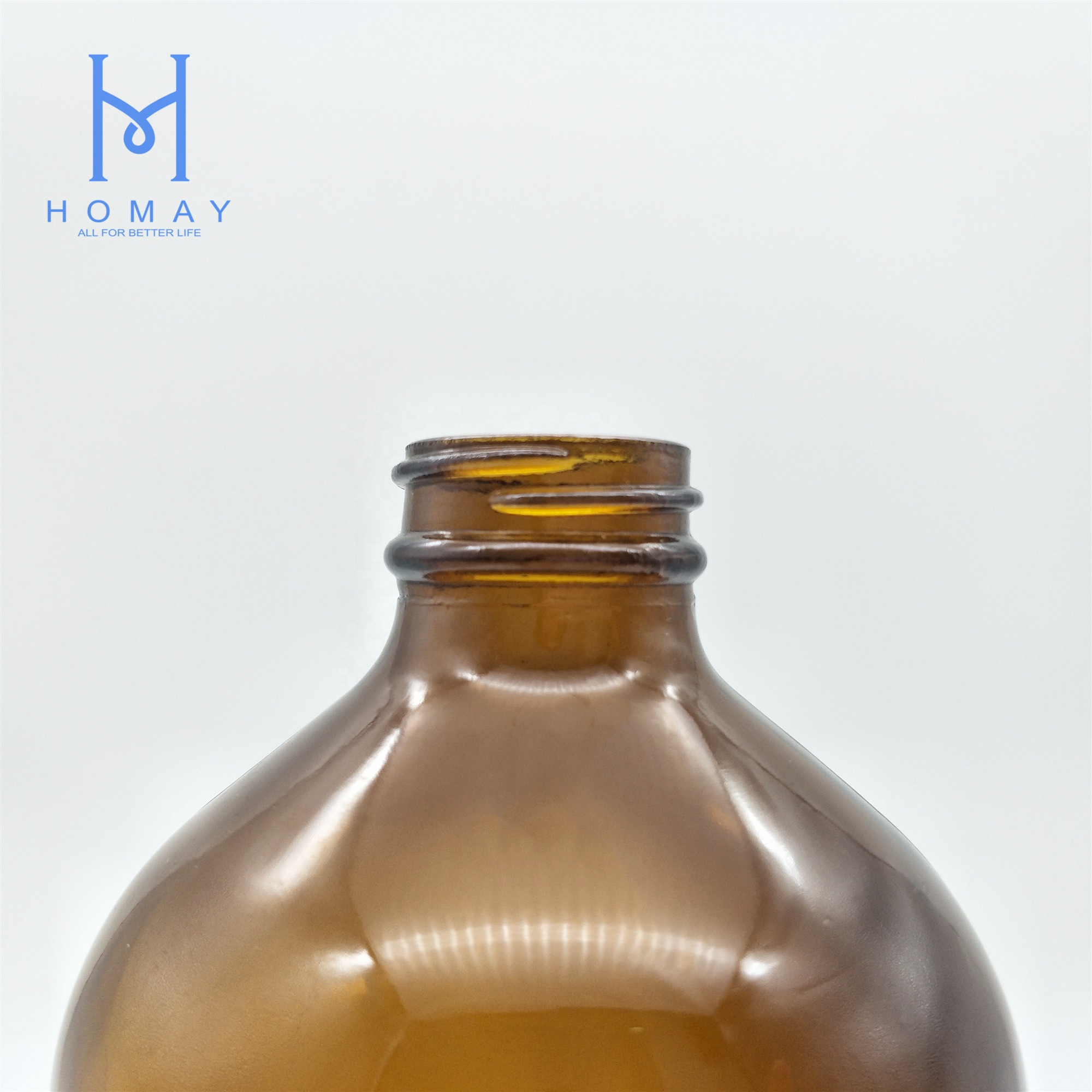 32OZ 1litre boston round glass bottle 1000ml pharmaceutical amber boston glass bottle