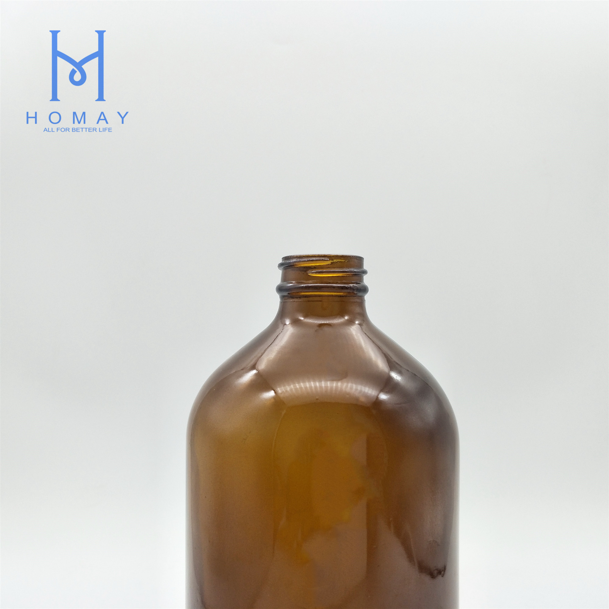 32OZ 1litre boston round glass bottle 1000ml pharmaceutical amber boston glass bottle