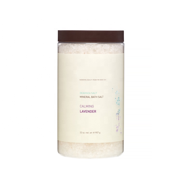 32Oz 1000ml Large Clear Empty Plastic Storage Jars Round Air Tight Bath Salt Scrubs Containers
