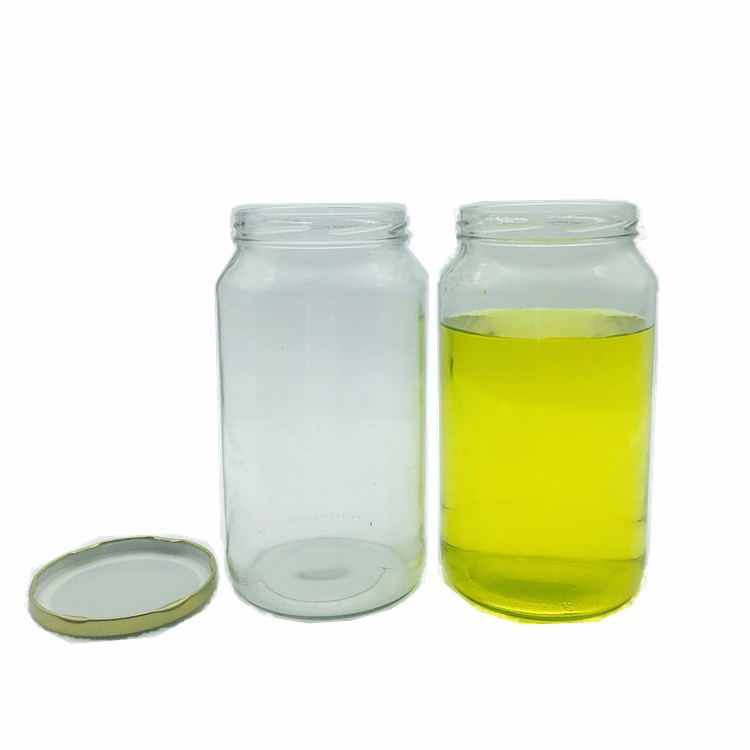 32oz 1000ml glass jar with metal lid for honey pickled cucumber