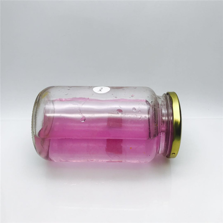 32oz 1000ml glass jar with metal lid for honey pickled cucumber