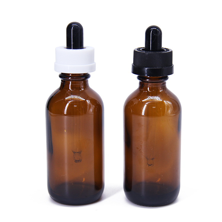 32oz Boston Round Clear Glass Growler with Phenolic Poly Cone Insert Caps