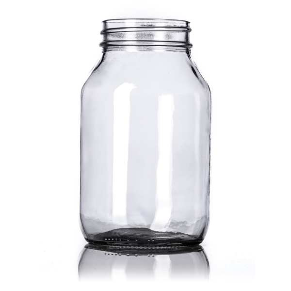 32oz Empty Wide Mouth Glass Storage Mason Jam canning Jar With Screw Top Lid