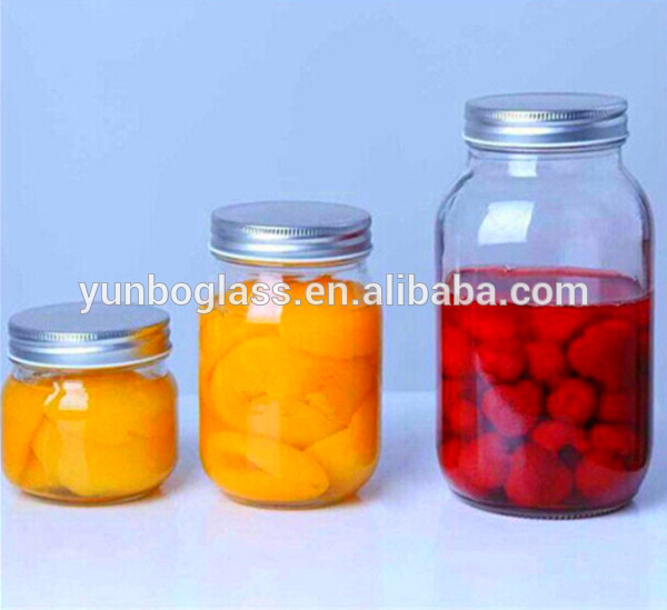 32oz Empty Wide Mouth Glass Storage Mason Jam canning Jar With Screw Top Lid