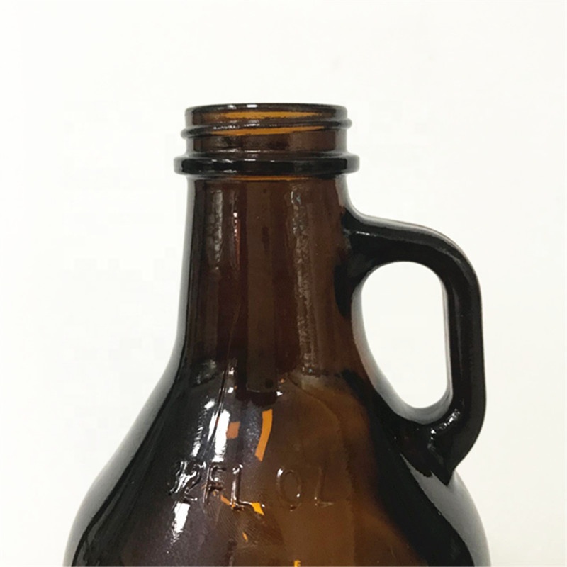32oz amber glass growler 1L glass amber beer growlers