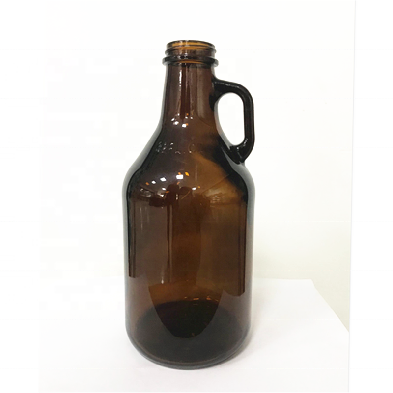 32oz amber glass growler 1L glass amber beer growlers