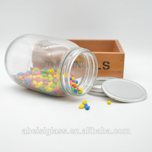 32oz high quality glass mason jar without handle for beverage