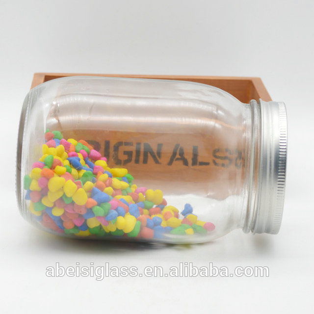 32oz high quality glass mason jar without handle for beverage