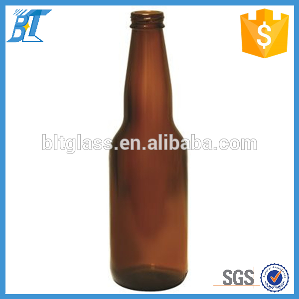 330ml 350ml amber beer glass bottle with crown cap