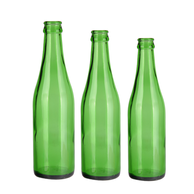 330ml 500ml 640ml 650ml green glass beer bottle