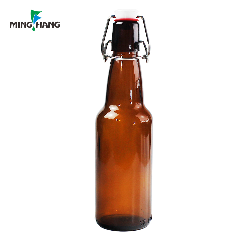 330ml 500ml Glass Amber Beer Swing Top Bottle