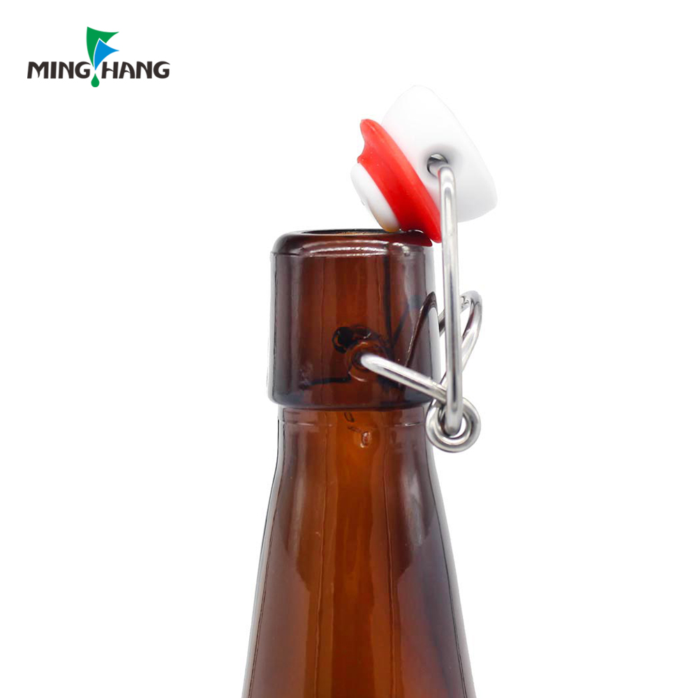 330ml 500ml Glass Amber Beer Swing Top Bottle