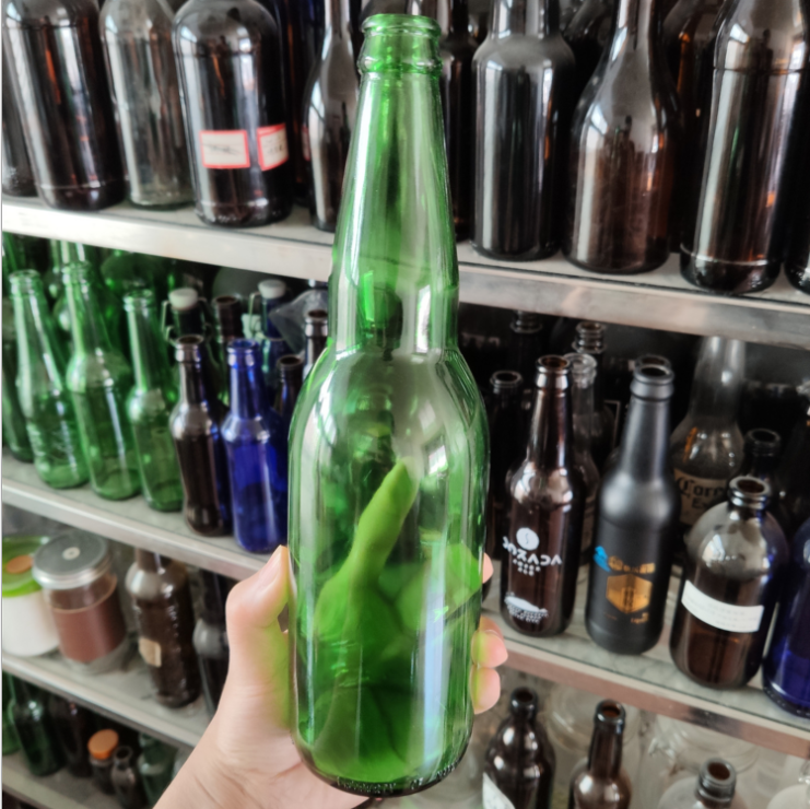 330ml/600ml Green Glass Beer Bottles