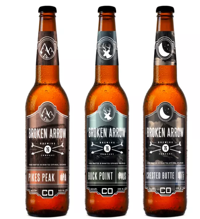 330ml Amber Glass Beer Bottle Beverage Bottle With Crown Cap Screen Printing