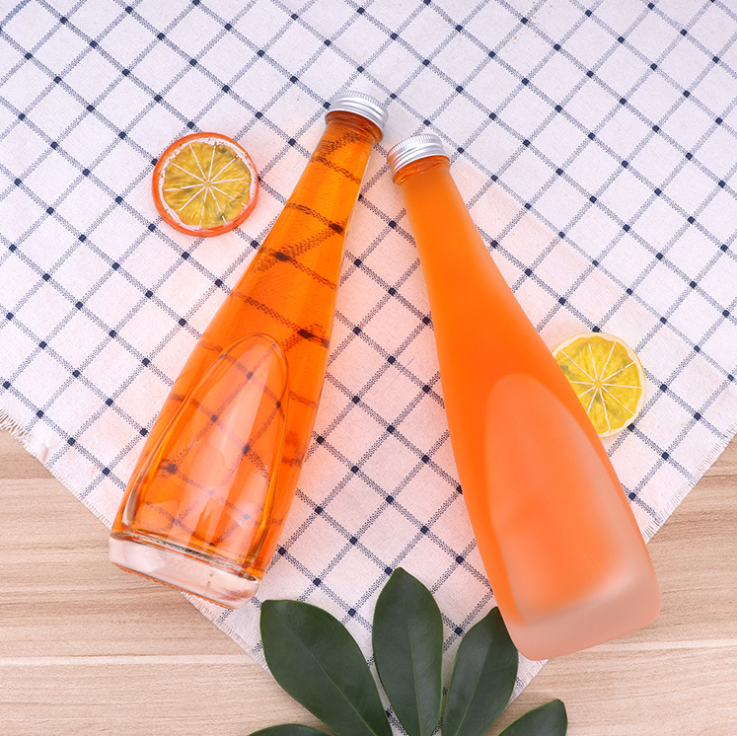 330ml Customized Frosted Glass Empty Wine Beverage Bottle Factory Supplier