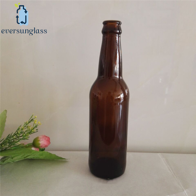 330ml Empty Glass Wine Bottles Amber Beer Tasting glassBottle