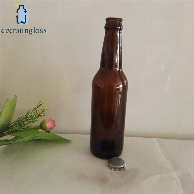 330ml Empty Glass Wine Bottles Amber Beer Tasting glassBottle