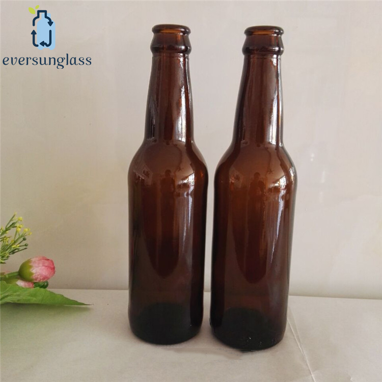 330ml Empty Glass Wine Bottles Amber Beer Tasting glassBottle