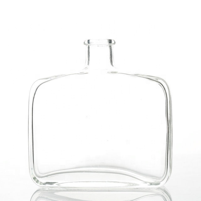 330ml Empty High Transparent Glass Reed Diffuser Bottle With Cork
