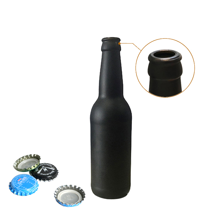 330ml black beer glass bottle air pressure beverage beer bottle