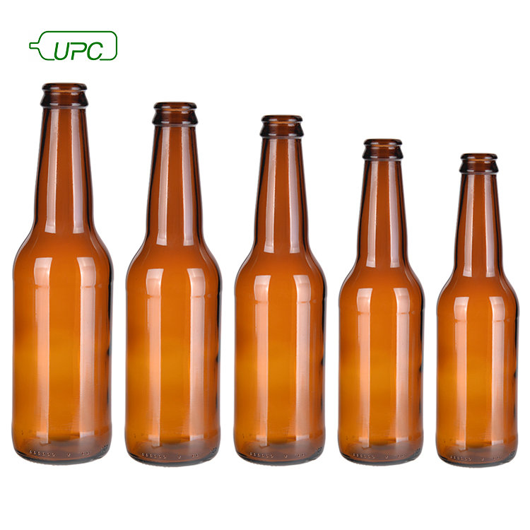 330ml brown beer bottle /amber beer bottle with cap