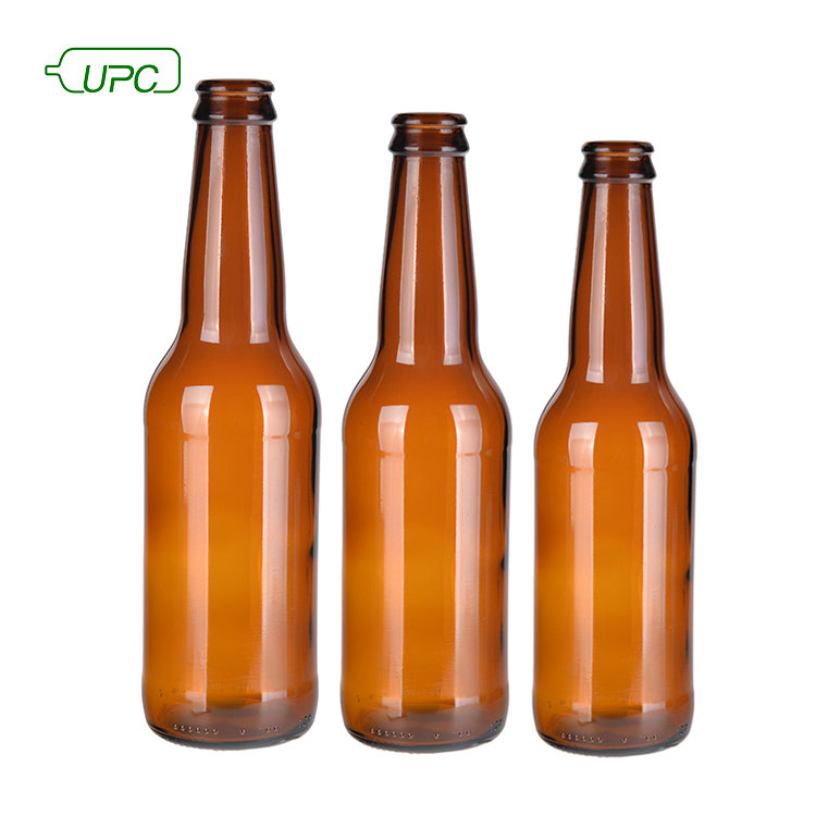330ml brown beer bottle /amber beer bottle with cap