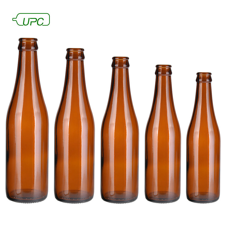 330ml brown beer bottle /amber beer bottle with cap