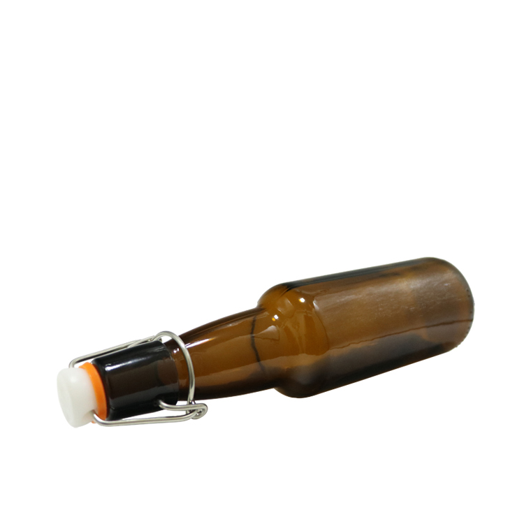 330ml chunky red stopper flip top beer bottle CY-094