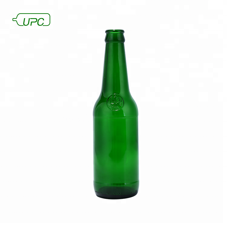 330ml dark green beer glass bottle