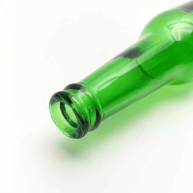 330ml green amber color glass beer bottle wholesale