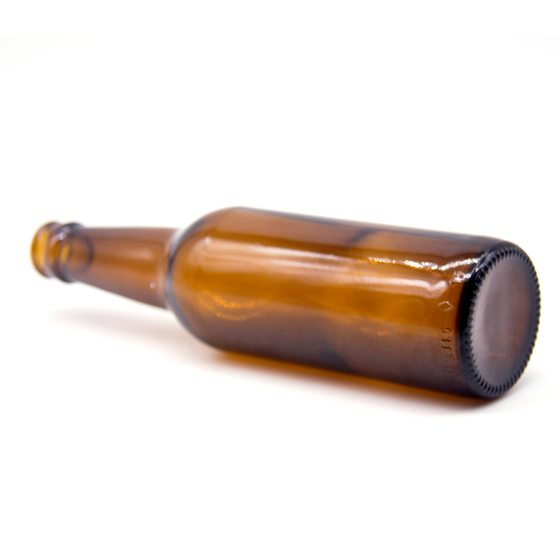 330ml matte painted black glass beer bottles