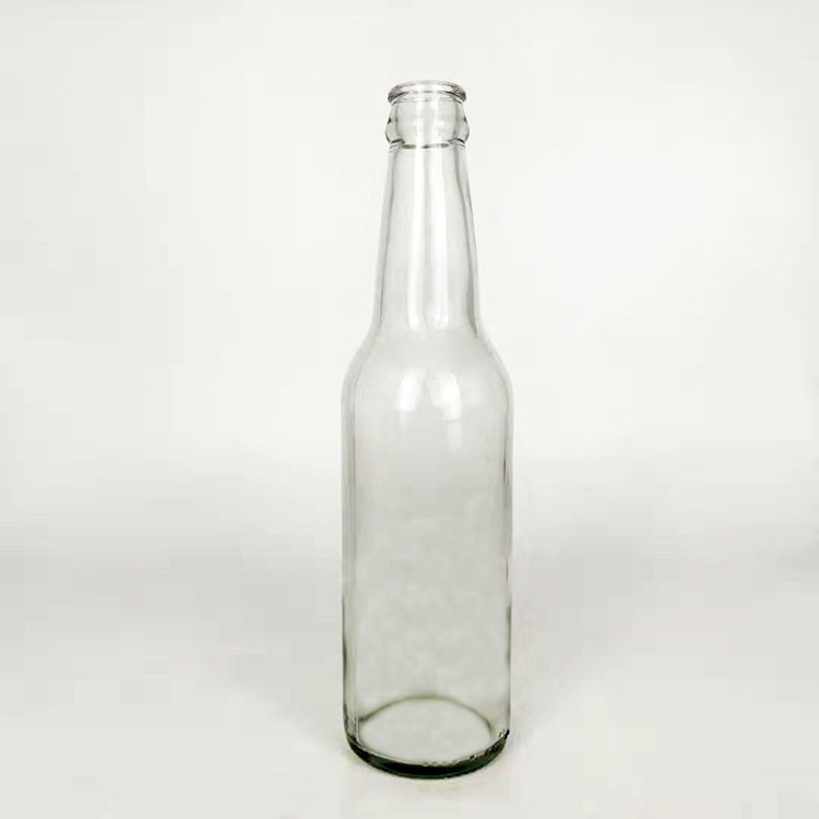 330ml soda 12oz long neck clear glass soda bottle mineral water bottle