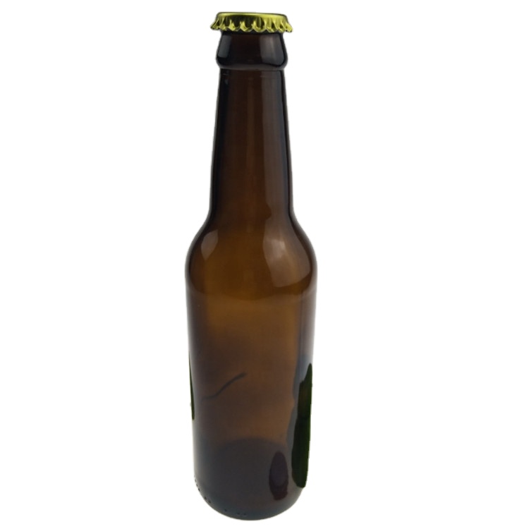 33cl amber beer glass bottle in stock