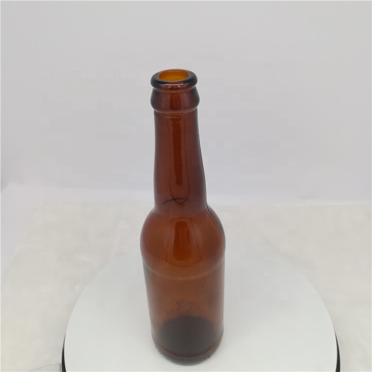 33cl amber glass beer bottle with long neck