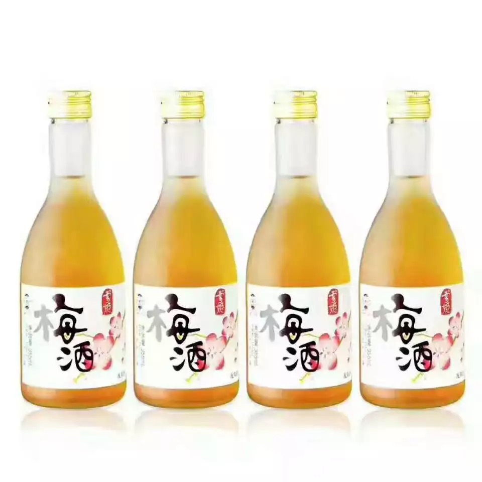 350 ml Frosting Glass Wine Bottle With Screw Cap