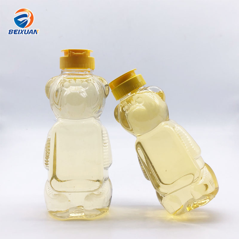 350ML PET cartoon bear plastic bottles for honey