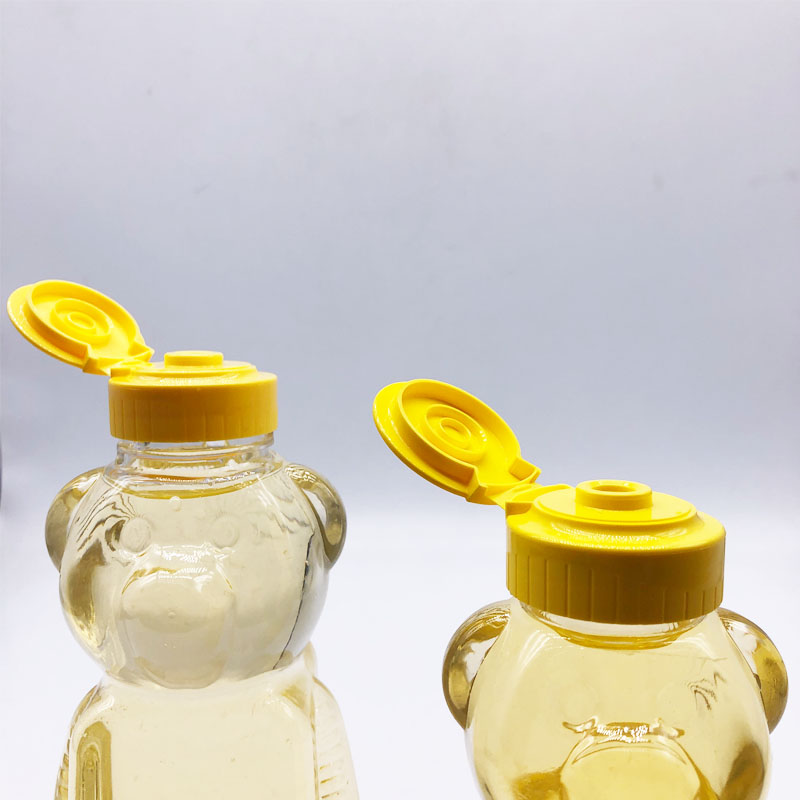 350ML PET cartoon bear plastic bottles for honey