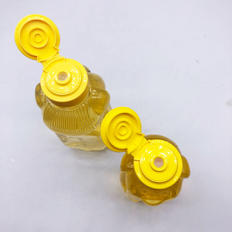 350ML PET cartoon bear plastic bottles for honey