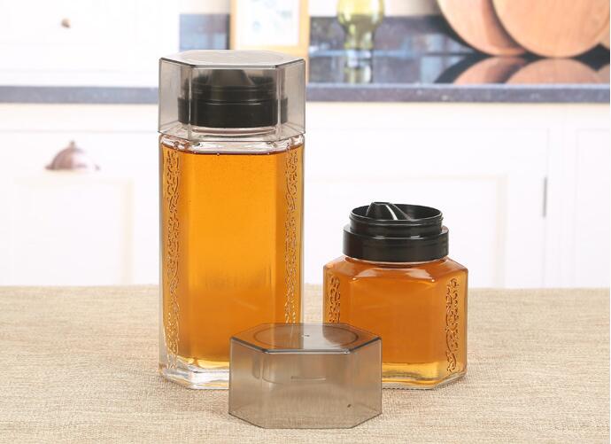 350g 700g Empty Airtight Canister Storage Bottles Jars Glass Cooking Oil Soy Sauce Honey Jar