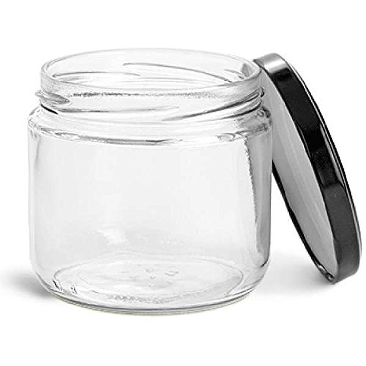 350ml 12oz Jam Jelly Spice Candle Clear Wide Mouth Glass Salsa Honey Jars In Bulk With Lids